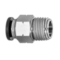 Usa Industrials Push to Connect Fitting-Nylon-Male Straight-12mm Tube OD x 1/2" MBSPT ZUSA-TF-PTC-65